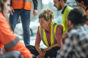 Equipe de professionnels de terrain en gestion de crise